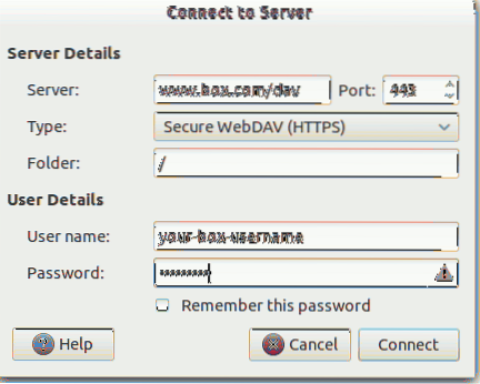 How to Auto-Mount Box.net to Linux Desktop