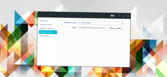 How to back up the Dropbox sync folder on Linux