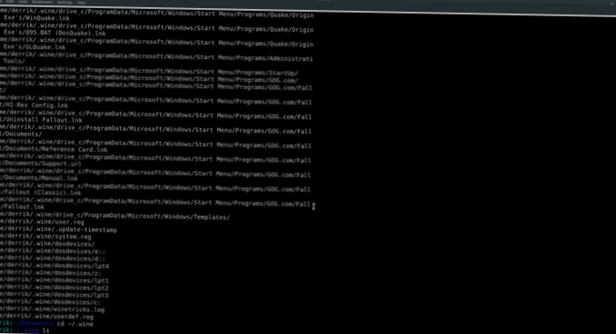 Sådan sikkerhedskopieres vinindstillinger på Linux