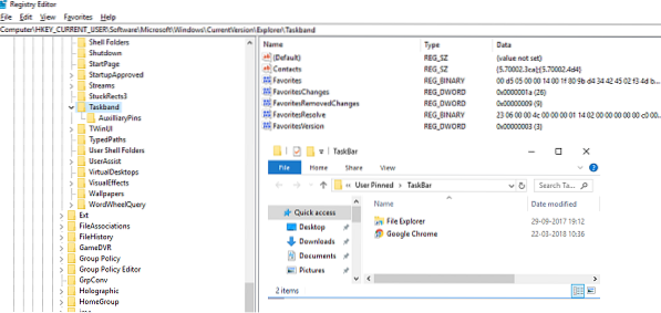 How to Backup and Restore Pinned Taskbar Shortcuts in Windows 10