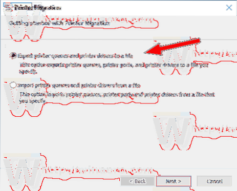 How to Backup and Restore Printer drivers, Queues, and Ports in Windows 10