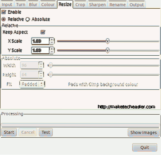 Cómo procesar archivos por lotes en Gimp