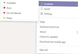 Comment bloquer le statut Microsoft Teams Away