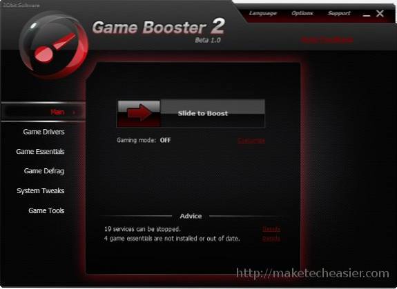 Como aumentar o desempenho do seu jogo com o Game Booster v2