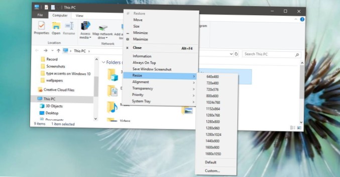 Jak wyśrodkować i zmienić rozmiar okien aplikacji w systemie Windows 10