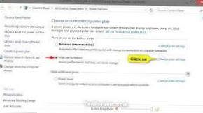 How to change power plans on system idle on Windows 10