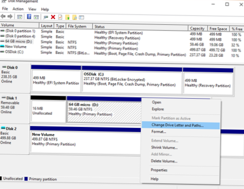 How to change the drive letter on Windows 10