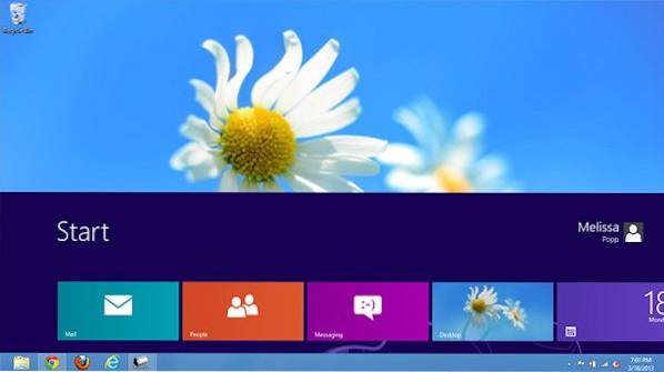 De grootte en positie van het startscherm van Windows 8 wijzigen