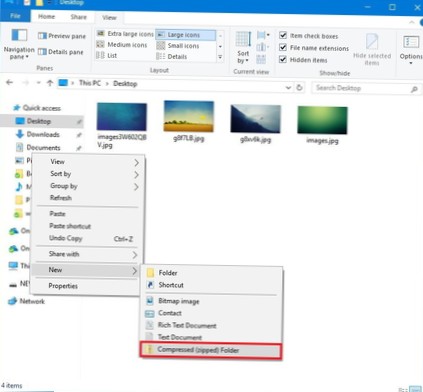 Hoe u kiest waar u een archief wilt uitpakken op Windows 10