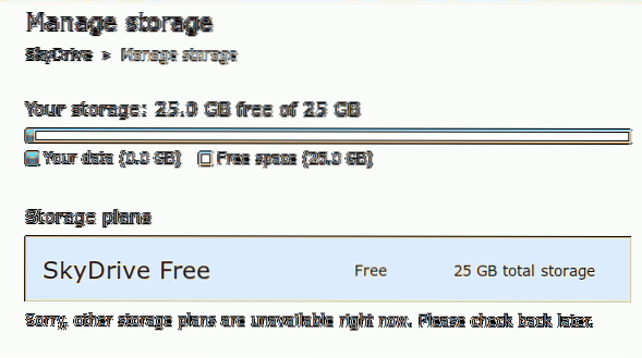 How to Claim 25GB of SkyDrive Storage Space While It Lasts