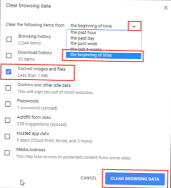 Sådan ryddes webstedsdata i Chrome på Windows 10