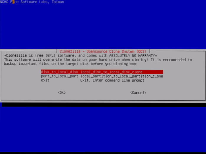 How to Clone Drives and Partitions with Clonezilla