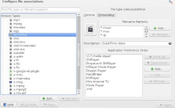 How to Configure File Associations in KDE
