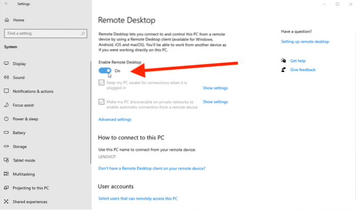 Jak dálkově ovládat počítač pomocí účtu Gmail [Windows]