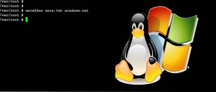 How To Convert Files from Linux/Unix Format to Windows and Vice Versa