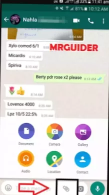 how to convert photo to document in whatsapp