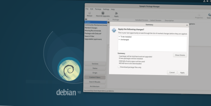 Sådan korrigeres afhængighedsfejl på Debian