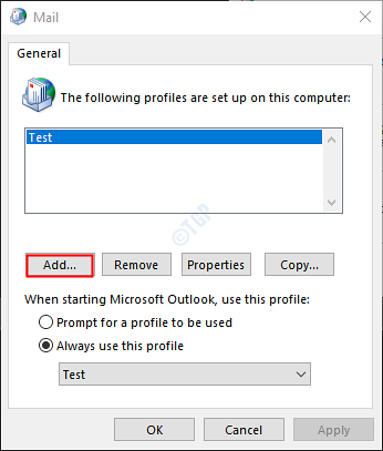How to Create a new Outlook Profile and import the existing Outlook pst in Windows 10 easily