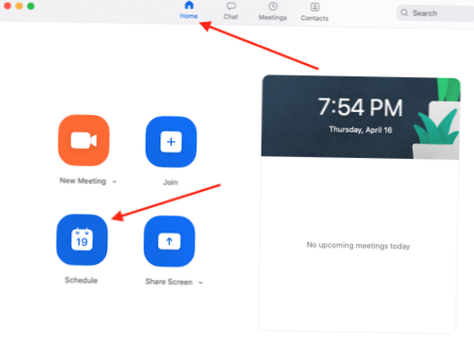 Come creare un'aula online con Zoom