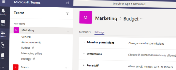 How to create Microsoft Teams private channels