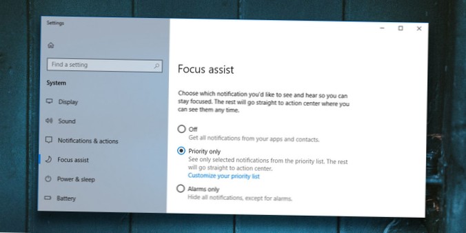 So passen Sie ruhige Stunden an, jetzt Fokus-Assistent unter Windows 10