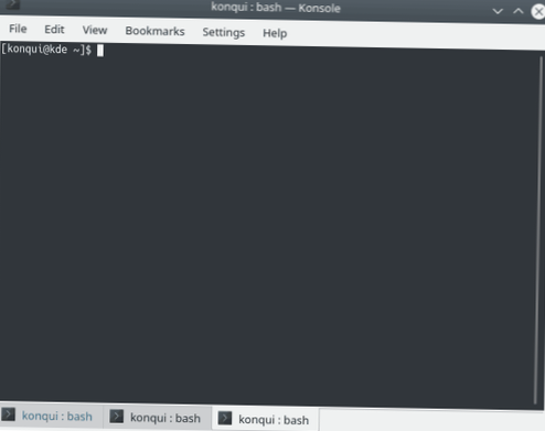 How to customize the KDE terminal