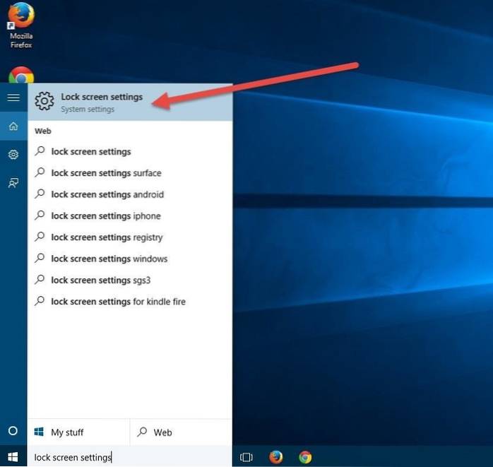 Come personalizzare la schermata di blocco in Windows 10