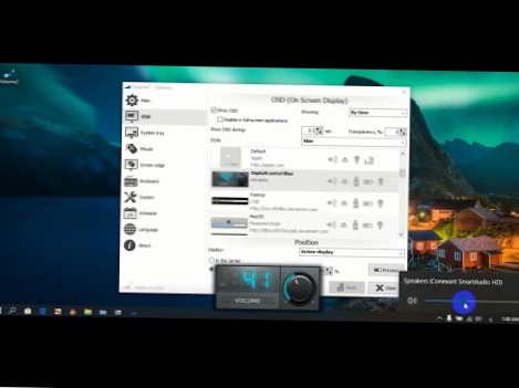 How to customize the volume OSD on Windows 10