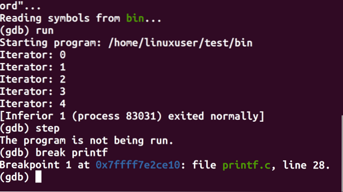 How to Debug a C or C   Program on Linux Using gdb