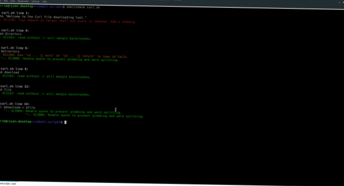 Jak debugować skrypty Linux Bash za pomocą ShellCheck