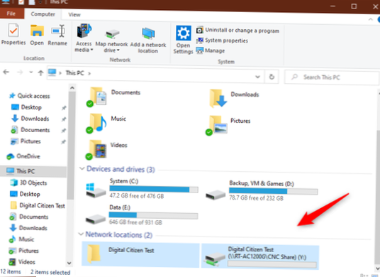 How to delete a network drive on Windows 10