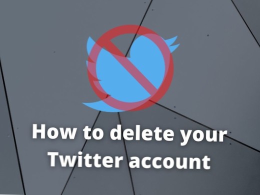 Cum să ștergeți contul Twitter (permanent) - Ghid rapid
