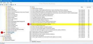 How to Disable Driver Updates Through Windows Update