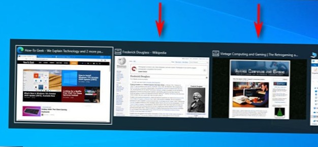So deaktivieren Sie Edge-Browser-Registerkarten in der Alt-Registerkarte unter Windows 10