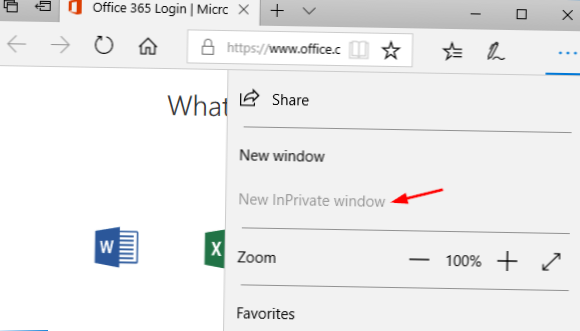 Comment désactiver la navigation InPrivate dans Microsoft Edge sur Windows 10