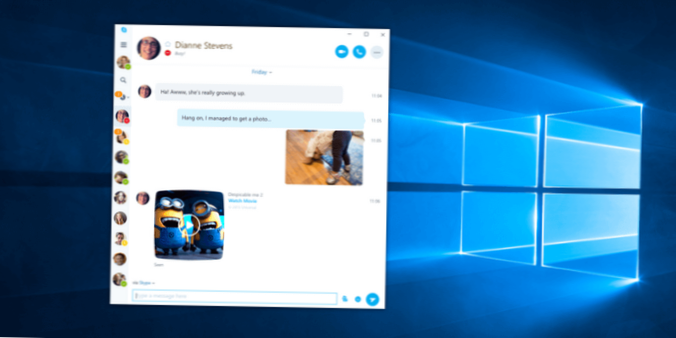 Jak zakázat návrhy lidí ve Skypu v systému Windows 10