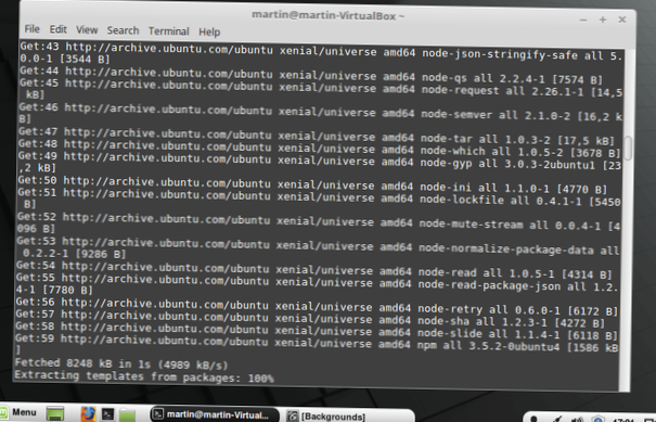 Hoe de transparante terminalachtergrond in Linux Mint uit te schakelen