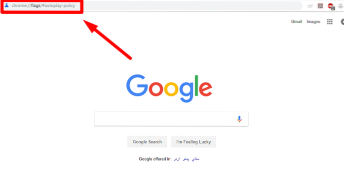 Deaktivieren der automatischen Wiedergabe von Videos in Google Chrome Browser?