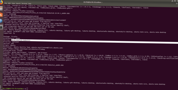 Jak downgrade softwaru na Ubuntu