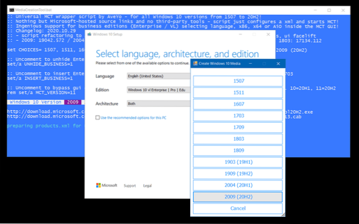 Cum să descărcați orice versiune de Windows 10