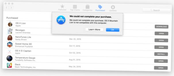 Come scaricare versioni precedenti di macOS