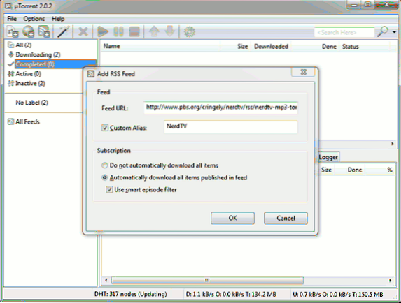 How to Download Torrents Using RSS Feeds