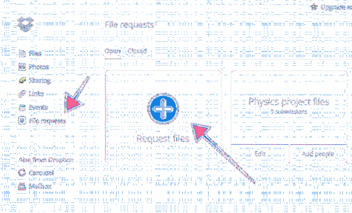 Sådan kan du nemt anmode om og indsamle filer med alle på nettet i Dropbox