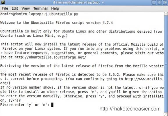 How to Easily Upgrade your Firefox to 3.5 (and future version) in Ubuntu