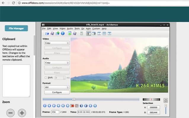 Come modificare i video con Avidemux