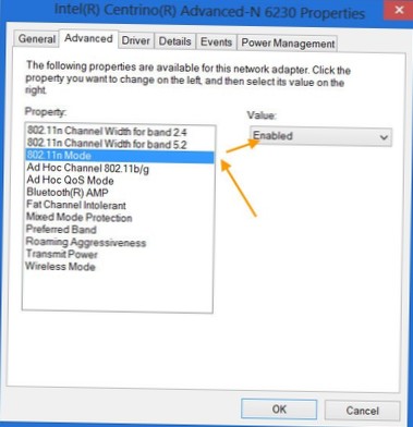 Slik aktiverer du 802.11n-modus på Windows 10
