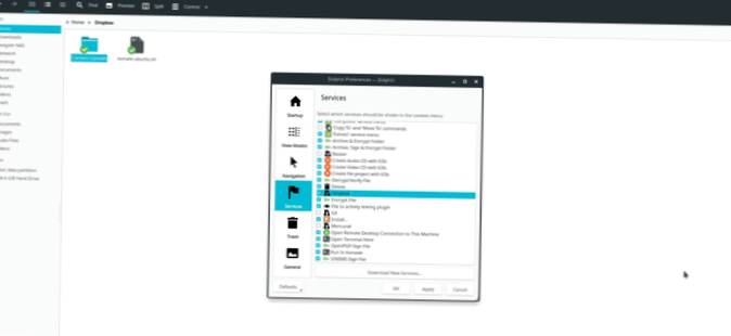 How To Enable Dropbox Support In The Dolphin File Manager