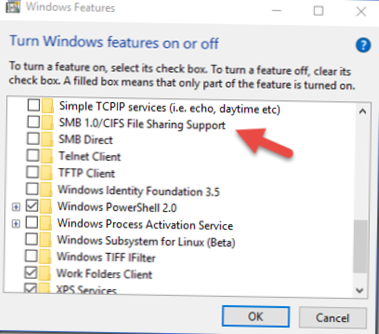 Jak włączyć SMB w systemie Windows 10