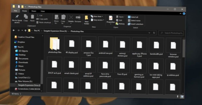 Så här aktiverar du miniatyrförhandsvisningar för bildformat som inte stöds i File Explorer på Windows 10