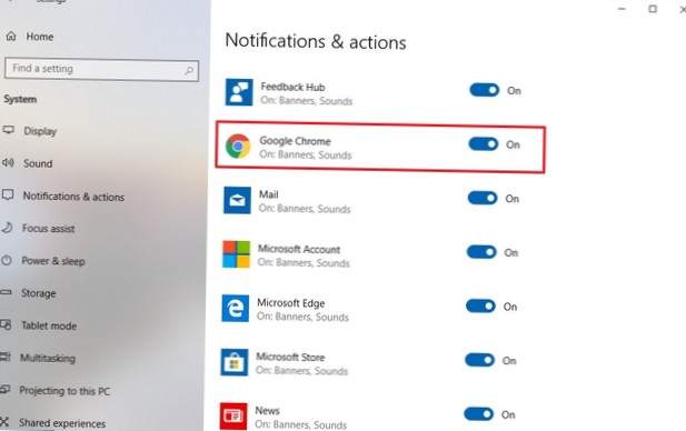 So aktivieren Sie native Windows 10-Benachrichtigungen für Chrome
